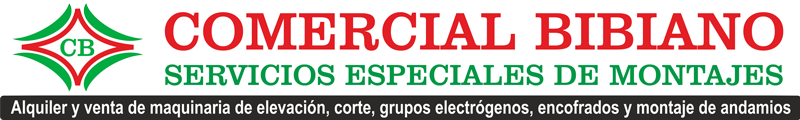 Comercial Bibiano Servicios Especiales de Montajes - Alquiler y venta de maquinaria de elevación,  corte, grupos electrógenos, encofrados y montaje de andamios en Las Palmas